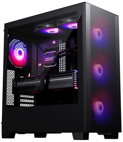 Fierce PC SUPER Gaming - Intel Core i5 14600KF 3.5-5.3 GHz, RTX 4070 SUPER 12GB, 32GB RAM DDR5 5600MHz, 1TB NV3 M.2 NVME SSD, 750W PSU, Liquid Cooler,Windows 11