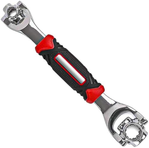 Clé à Douille Universelle 52 en 1, Clé Rotative à 360 Degrés, Clé à Cliquet, Clé à Douille Multifonctionnelle Pour la Réparation de Vélos et de Voitures, Maison