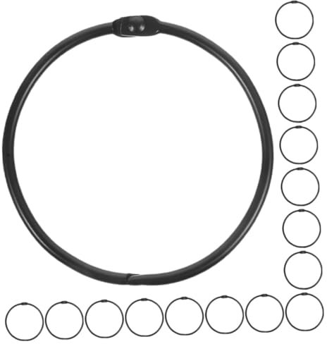 PRETYZOOM 20stücke Duschvorhangringe Aus Metall Runde Für Dusche Vorhang Stange Leicht Zu Reinigen Robust Und Langlebig