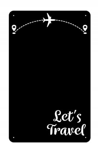 Magnettafel aus Metall Wandtafel Tafel Board Magnete Souvenir Reisen 50x80 cm