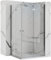 Rea Box doccia pieghevole Fold N2 Modulare 70x120 Cabina Doccia senza piatto doccia Vetro di sicurezza temperato Transparentne 6mm (Cromo)