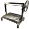 Argentinischer Asado Grill - 100% Edelstahl Holzkohlegrill mit Kurbelsteuerung. Premium Parrilla Grill – Kompakter Asado für das perfekte BBQ.