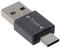 ZEPFJHE Adaptador USB a tipo C USB 3.0 a USB C macho, convertidor de datos, conector de conversión de 10 Gbps, transferencia de datos de carga