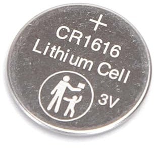 Pilas de botón CR1616 3V Litio manganeso Pack de 5 Unidades Larga duración L16*W16*H1.6mm