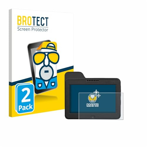 BROTECT Schutzfolie für Naviter Omni | 2 Stück Entspiegelnder Displayschutz Made in Germany Matte Displayschutz-Folie Anti-Reflex Anti-Fingerprint Einfache Montage