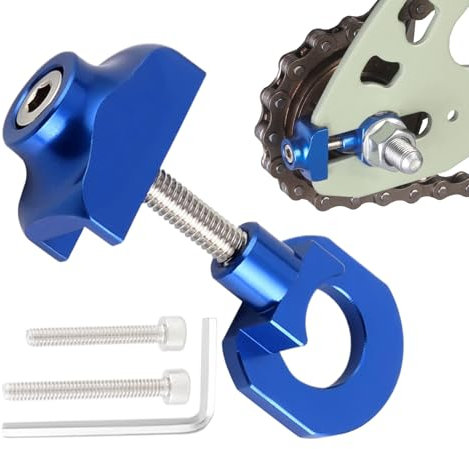 Yplkm Tensor de Cadena para Bicicleta | Tensor De La Cadena Para La Bicicleta De Una Sola Velocidad | Dispositivo Portátil Unisex que Mejora la Seguridad al Montar en Bici