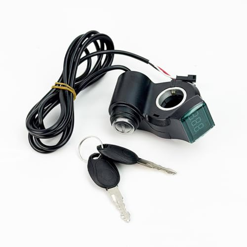 Flylin E-bike Throttle with Key Lock & Voltage Display