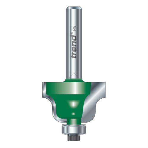 Trend Self Guided Ogee Router Cutter, 1/2 Inch Shank, 4mm Radius, TCT | Creates Decorative Ogee Profiles With Self-Guiding Bearing, 4 mm Radius And 15.9 mm Cut Length, C086X1/2TC