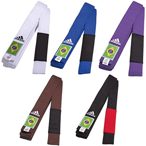 adidas Budogürtel/BJJ/Brazilian Jiu Jitsu Gürtel, blau, 320 cm