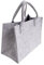 CB Home & Style Filztasche Einkaufstasche Tasche Shopper ca. 35 x 20 x 28 cm (Hellgrau)