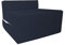 iStyle Mode Fold Out Guest Chair Z Bed Futon Sofa Comfortable Supreme Quality Foam for Adult and Kids Lounger Mattress (Navy)
