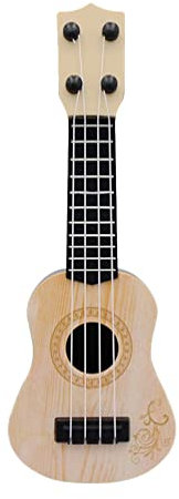 Zerodeko Mini-Ukulele Werkzeug Ukulele Für Kinder Anfänger Kinder-Ukulele Ukulele-Buch Kinderspielzeug Musikinstrumente Für Kleinkinder 1-3 Spielzeuge Kleiner Junge Gitarre Plastik Anlasser