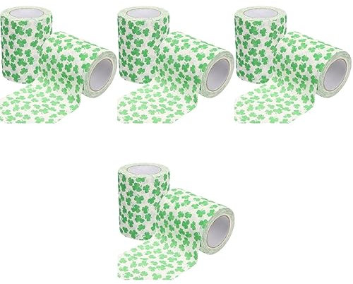 Lurrose Dekoration 8 Rollen Großes Toilettenpapier Ostern Abgestuftes Tablett Dekor Badezimmer-Servietten Toiletten-Servietten Gebrauchte Toilettenpapiere Papier Für Die Toilette