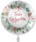 Folienballon Weihnachtskranz Frohe Weihnachten Ballon Deko Weihnachtsparty Weihnachtsfeier Luftballon Made in EU, Geschenk zu Weihnachten