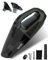 TANYO Handstaubsauger Akku, 12000Pa Handstaubsauger Kabellos 2000mAh Batterien Autostaubsauger mit Waschbar HEPA Filter, Mini Staubsauger für Auto, Küche, Haus, Tierhaare