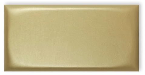 YWQJL Wandpaneele Gepolstert，Wandkissen Bett Wandpolsterung Wanddekoration, Bettkopfteil Wandpolster Kopfenden Wanddekoration FüR Schlafzimmer, Kinderzimmer, BüRo, Diele(Gold,20×50cm)