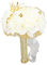BAOFUYA Bouquet da Sposa per Sposa Bouquet da Sposa Matrimonio Fiore di Seta Artificiale Fiore a Mano Bouquet da Sposa per Forniture per Feste di Matrimonio Puntelli Fotografici (D'oro)