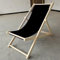 Tragbare Strandkorb-Abdeckung, lässiger einfacher Ersatzbezug für Sonnenliege, Sommer, Outdoor, Garten, Pool, Urlaub, Reisen (schwarz)