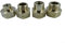 4 Stück Gaskartuschen Adapter, Gaskartuschen Adapter Set, Europa Gasanschluss Adapter aus Messing, für Outdoor-Aktivitäten, Messing Gasflasche Adapter Set(D1+D2+D3+D4)