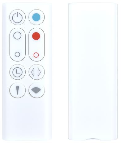 CLVIZCXOM New Fan Remote Control Replacement for Dyson AM09 Hot and Cold Fan Cool Heater (ONLY) - White