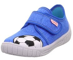 Superfit Jungen Bill Hausschuhe, Blau Weiß 8500, 35 EU