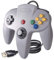 suily USB Controller für N64 Spiele, Classic N64 Bit USB Controller für Windows PC MAC Linux Raspberry Pi 3, Grau