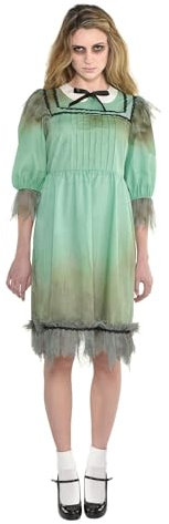 (PKT) (9904696) Adult Ladies Dreadful Darling Costume Dress (UK 18-20)