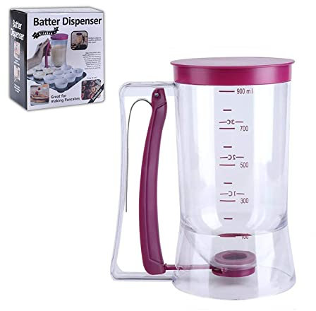 Distributeur de pâte à gâteau, verseur de pate pâte à crêpes , outil de cuisine de qualité alimentaire PS + ABS + silicone
