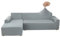 Jaotto Sofa Überwürfe Sofabezug Elastische Spandex Stretch Sofabezüge Couchbezug für L-Form Sofa Universal Waschbar Sofaüberwurf 2er Antirutsch(3 Sitzer+3 Sitzer,Rauchgrau)
