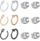 Briana Williams Fake Nasenring Falsche Septum Nasenstecker Magnet Magnetisch Nasenpiercing Stecker Ring Edelstahl Gold Piercing