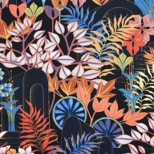 MAGAM-Stoffe Hanna Baumwollstoff Bezugsstoff Oeko-Tex Meterware 50cm (Santana)