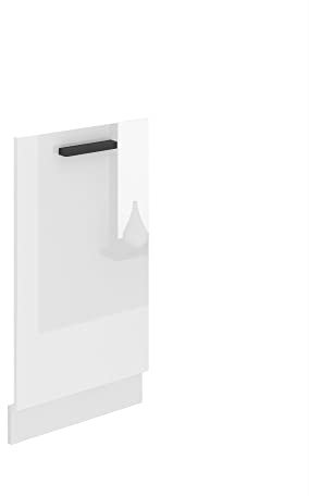 BELINI Habillage de Porte Lave Vaisselle PZ45 | Meuble Lave Vaisselle sans Plan de Travail I Accessoire pour Lave-Vaisselle Cuisine - Teille: 1,6 x 45 x 71,5 cm I Couleur: Blanc très Brillant