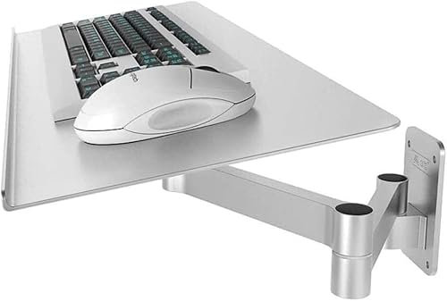 KAWAAI Keyboard Tray under Desk Swivel keyboard tray, wall-mounted keyboard tray, folding keyboard tray, laptop stand, multi-directional free transformation and expansion (Size : 80 * 30cm)