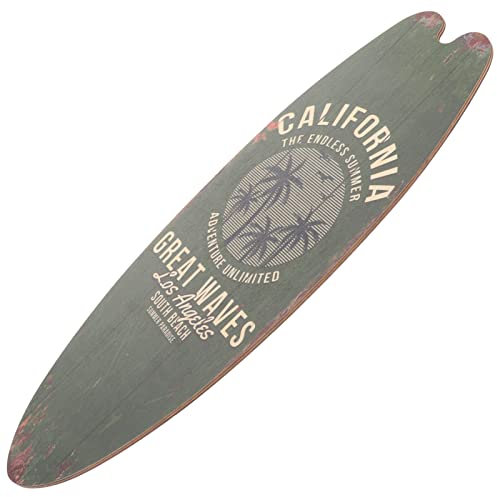 Surfbrett Wanddeko Holzschild mit Strandmotiv für Wand und Tür