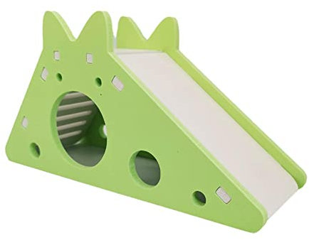 Toboggan assemblé en PVC coloré pour hamster - Accessoires pour cage - Petits jouets