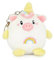 Balvi Porte-clé Fluffy Unicorn Couleur Blanc Porte clé en Forme de Licorne Métal/Toile