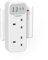 Double Plug Adaptor with 4 USB(2 USB C), TESSAN 2 Way Multi Plug Extension Adapter, UK 13A Fuse Multiplug Sockets Power Extender for Home, Kitchen, Office, School Supplies