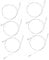Yardenfun 6pcs Refrigerator Dredge Fridge Cleaning Tool Reusable Dredging Tool Refrigerator Drain Hole Cleaning Kit Refrigerator Drain Cleaning Tool Cleaning Gadgets Drain