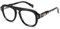 Dollger Aviator Blue Light Blocking Glasses Women Men Square Vintage Glasses Computer Gaming Glasses UV400 Protection Black