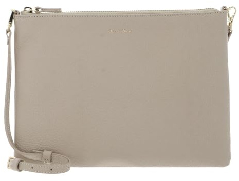 Coccinelle Leder Umhängetasche Best Crossbody Bag Sandshell beige