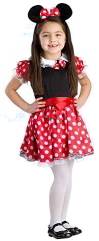 Dress Up America Kid’s Charming Miss Mouse Costume - Beautiful Dress Up Set for Role Play