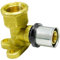 Pipetec Press-Wandwinkel 16x2mm - ½ - 78mm, DVGW, TH Pressfitting