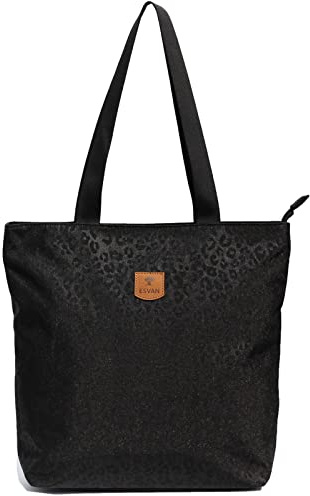 ESVAN Sac fourre-tout à bandoulière motif floral pour gym, randonnée, pique-nique, voyage, plage
