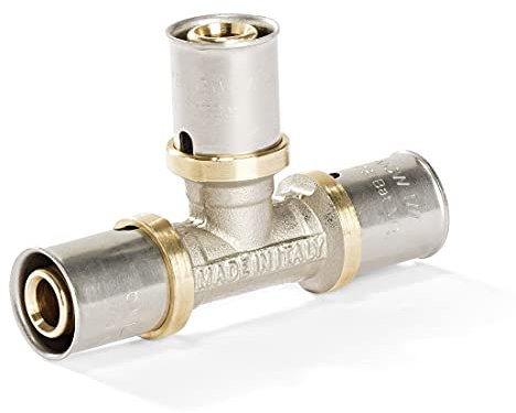 H2O-Flex® 32er Pressfitting T-Stück 32 x 3,0mm für Verbundrohr 3,0mm DVGW Aluverbund - Rohr Mehrschichtverbundrohr