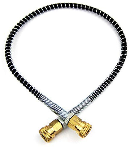 Mangobuy PCP Airforce Paintball Edelstahl Doppelend männlich Stecker mit Schnell trennen M10 Weiblich Koppler Verbinder und Anderer Schlauchkombination (Typ 4)