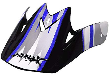 ATRAX Visière casque moto cross enfant Bleu