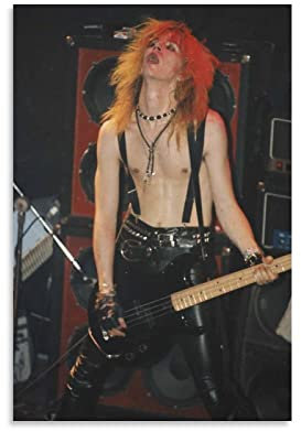Duff Mckagan Fashion Poster Druck, Fotokunst, Malerei, Leinwand, Poster, Heimdekoration, 40 x 60 cm