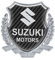 GRFIT Adesivo con Emblema in Metallo per Auto per Suzuki, Stemma con Emblema per Copertina Logo Auto,Silver