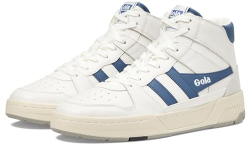 Gola Allcourt - Tenis altos para hombre, Blanco/luz de luna, 43 EU