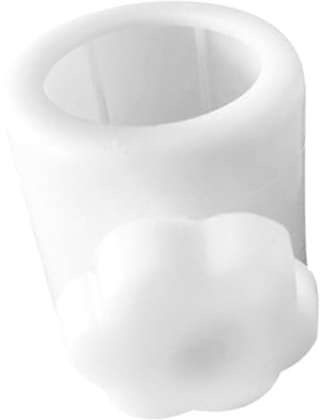 POPETPOP Tablette Emplacement pour Parasol Terrasse Plastique Blanc Connecteur Robuste pour Tiges Supérieure Et Inférieure Accessoire Stabilisateur Polyvalent pour Grand Parasol Extérieur